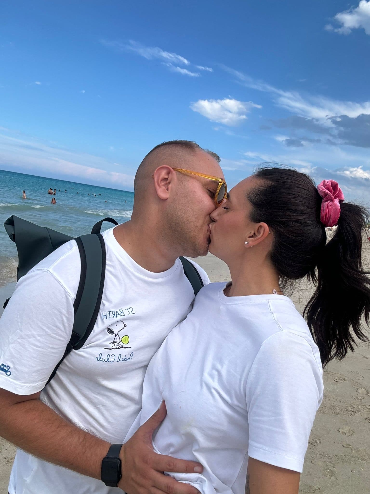 Bacio sulla spiaggia