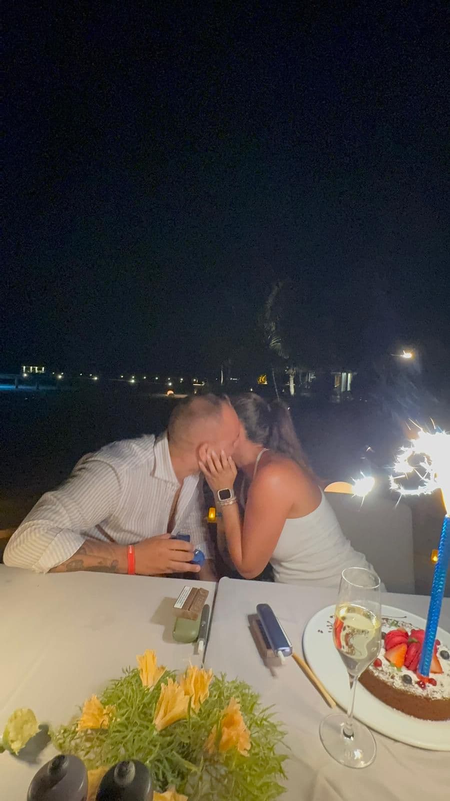 La proposta - cena romantica